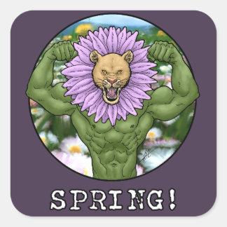 Spring Beast Square Sticker