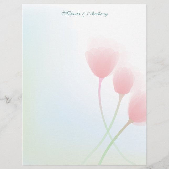 Spring Beauty 8.5 x 11 Paper (Front)