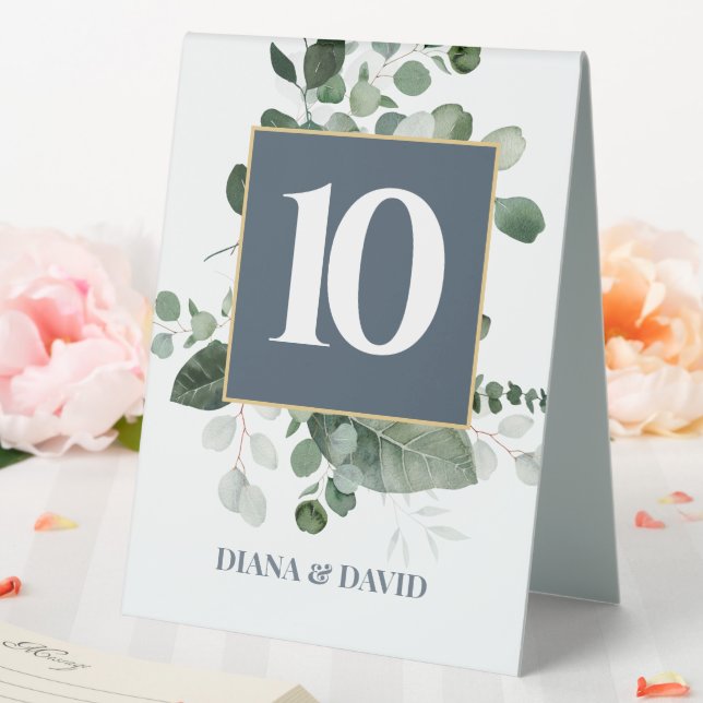 SPRING BEAUTY BOTANICAL GREENERY TABLE TENT (In SItu (Wedding))
