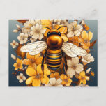 SPRING BEE POSTCARD