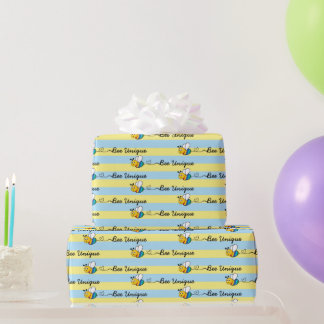 Spring Bee Unique Autism Colorful Neurodiversity Wrapping Paper