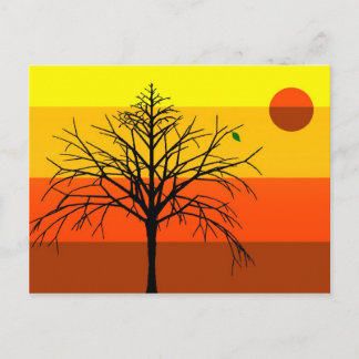 Spring Begins Postcard
