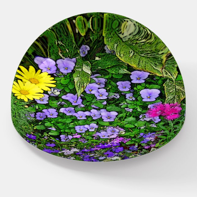 SPRING BENEATH OUR FEET/SPRING FLORAL PAPERWEIGHT (Angled)