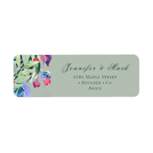 Spring Berries Return Address Label