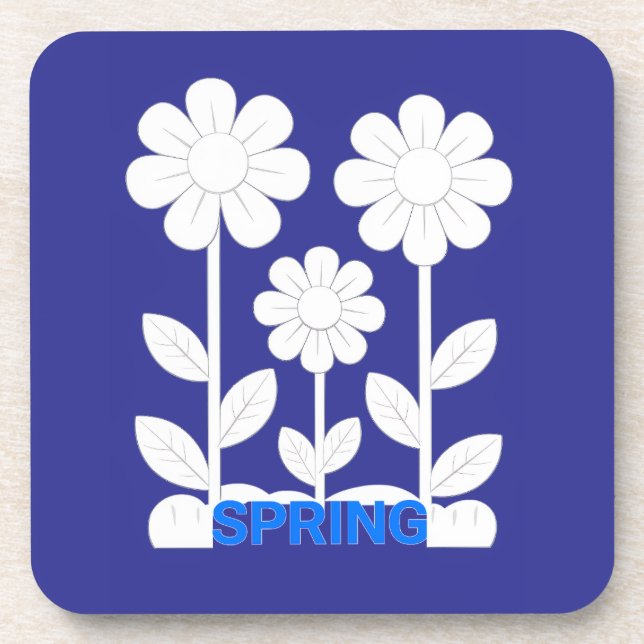 Spring  beverage coaster (Front)