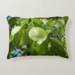 Spring Birch Leaves Green Tree Decorative Pillow