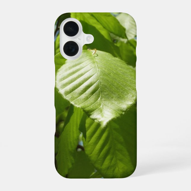 Spring Birch Leaves Green Tree Iphone Case (Back)