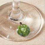 Spring Birch Leaves Green Tree Wine Glass Charm