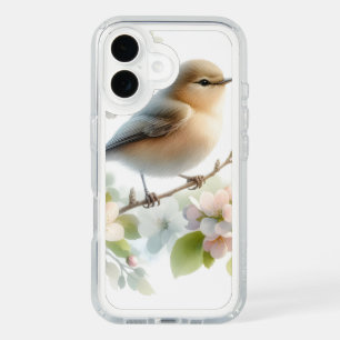 Spring Bird Cherry Blossom Floral Watercolor iPhone 16 Case