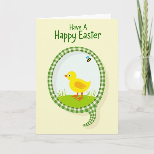 Spring Bird Greeting Card (Front)