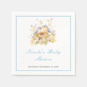 Spring Birds Baby Shower Napkins