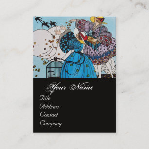SPRING BIRDS / BEAUTY FASHION COSTUME DESIGNER BUSINESS CARD