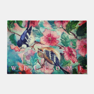 Spring Birds Doormat