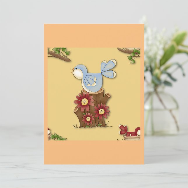 Spring Birds Invitation (Creator Uploaded)