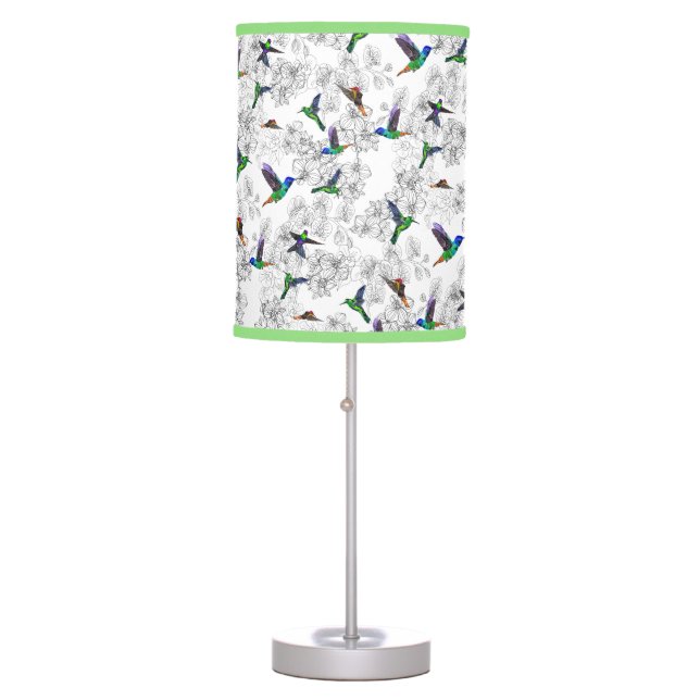 Spring Birds Lamp Gift Hummingbird (Front)