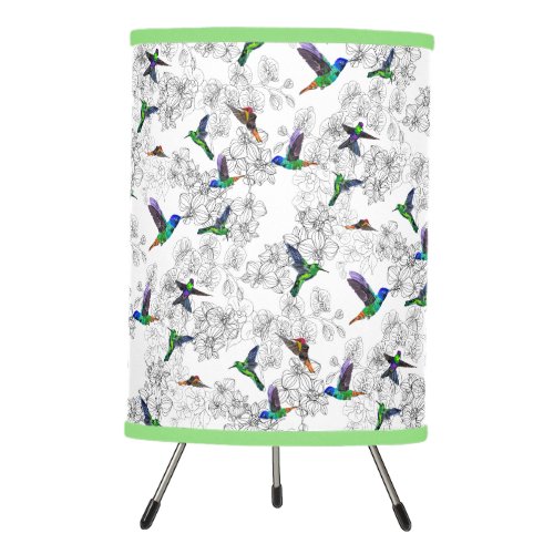 Spring Birds Lamp Hummingbird _ Choose Color