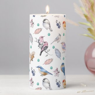 Spring Birds Pattern