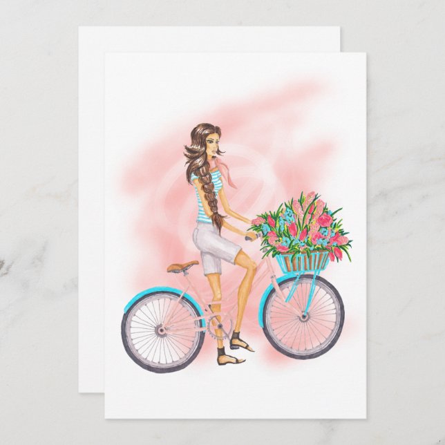 Spring Birthday Party Invitation (Front/Back)