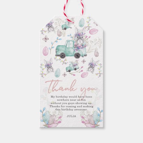 Spring Birthday Watercolor Gift Tags