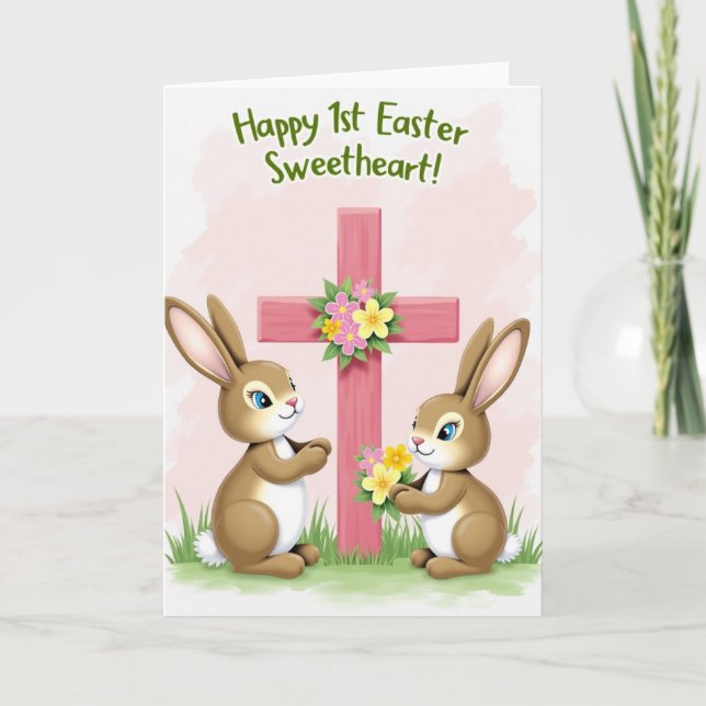 Spring Blessing Celebration Card (Front)