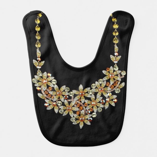 Spring Bling Baby Bib (Front)