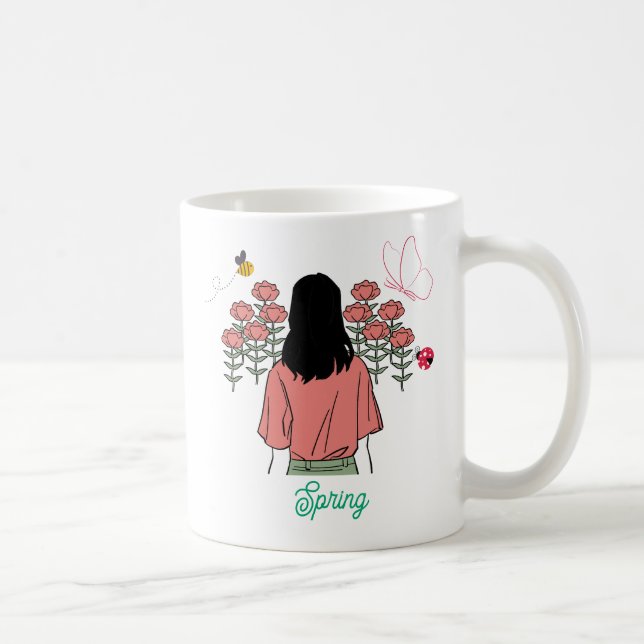 Spring Bloom Coffee Mug (Right)