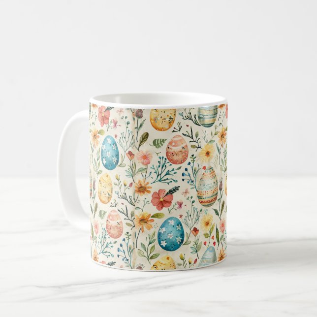 Spring Bloom Easter 2 Coffee Mug (Front Left)