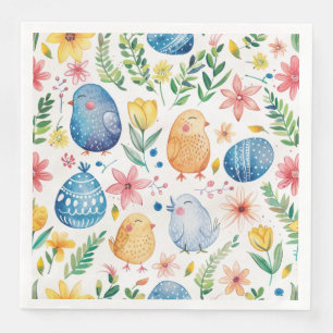 Spring Bloom Easter 3 Paper Dinner Napkins