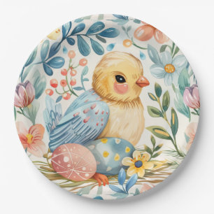 Spring Bloom Easter 7 Paper Plates