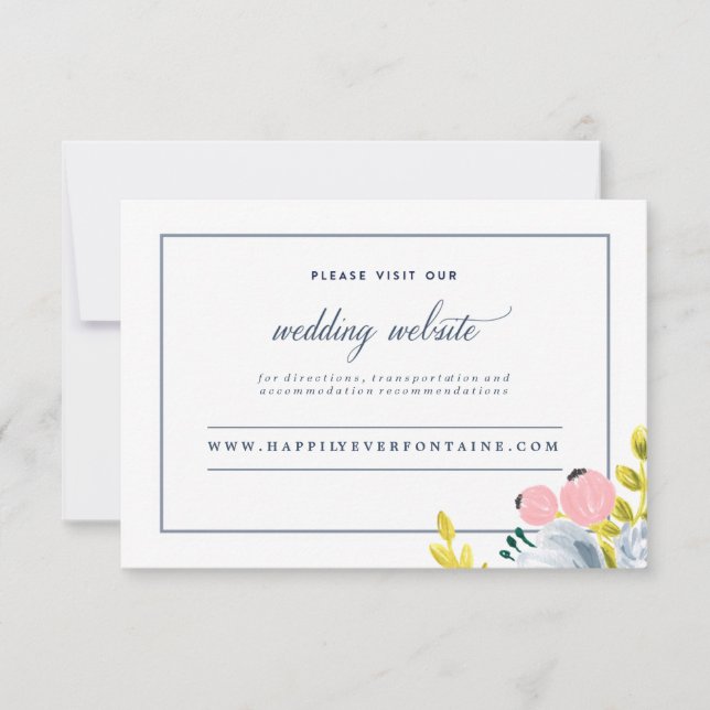 SPRING BLOOM FLORAL website card (Front)