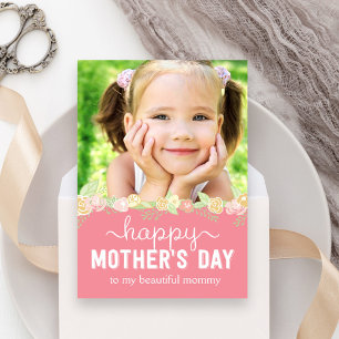 Spring Bloom Mothers Day Photo Card