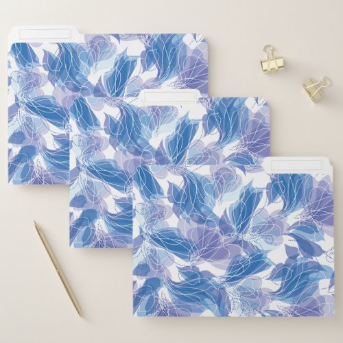 Spring Bloom Purple Lilacs Flowers File Folder