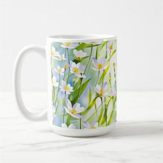 Spring Bloom Soft Floral Coffee Mug