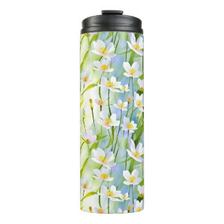 Spring Bloom Soft Floral Thermal Tumbler