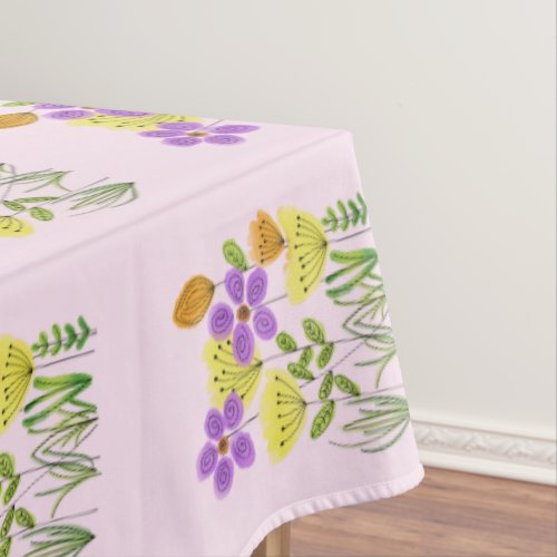 Spring Blooms Easter Tablecloth