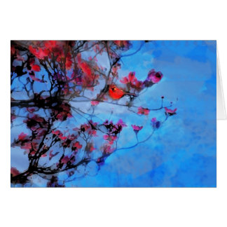 Spring blossom , card