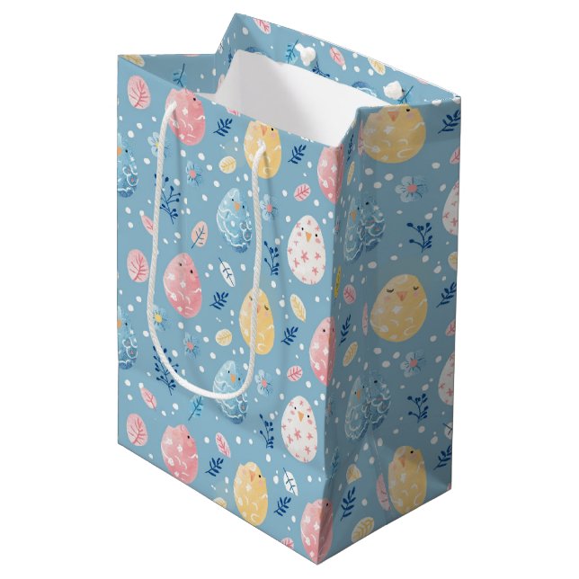 Spring Blossom Easter 8 Medium Gift Bag (Front Angled)