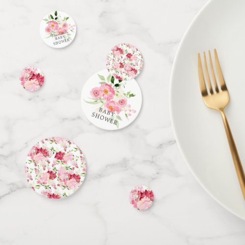Spring Blossom Floral Baby Shower Confetti