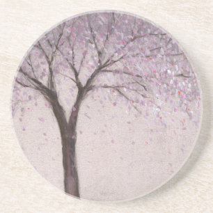 Spring Blossom II Sandstone Coaster