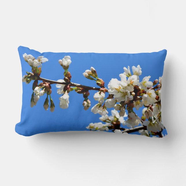 Spring Blossom Lumbar Pillow (Front)