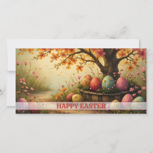 Spring Blossom Magic with Easter Egg Splendor (Front)