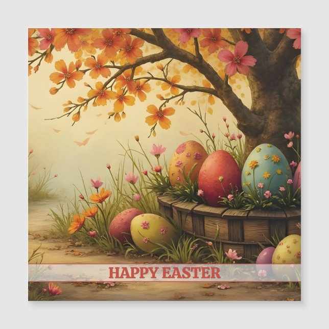 Spring Blossom Magic with Easter Egg Splendor (Front)
