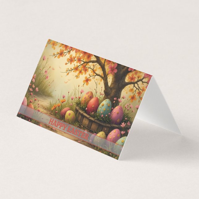 Spring Blossom Magic with Easter Egg Splendor (Front)