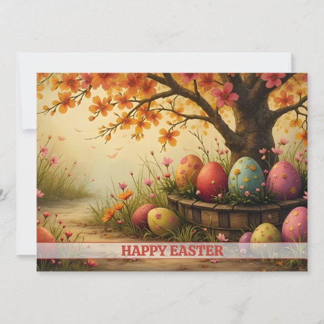 Spring Blossom Magic with Easter Egg Splendor (Front)