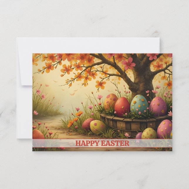 Spring Blossom Magic with Easter Egg Splendor (Front)