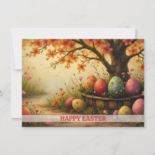 Spring Blossom Magic with Easter Egg Splendor (Front)