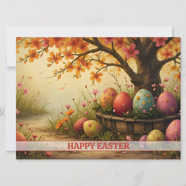 Spring Blossom Magic with Easter Egg Splendor (Front)