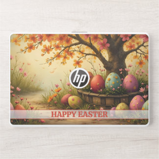 Spring Blossom Magic with Easter Egg Splendor HP Laptop Skin