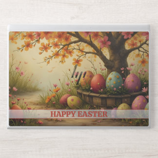 Spring Blossom Magic with Easter Egg Splendor HP Laptop Skin