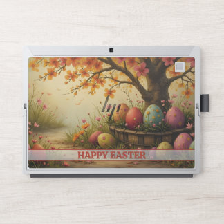 Spring Blossom Magic with Easter Egg Splendor HP Laptop Skin